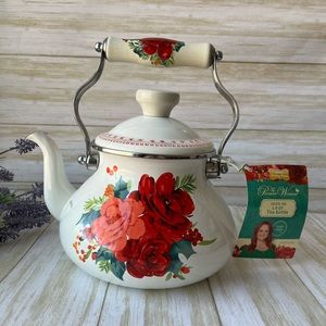 The Pioneer Woman Cheerful Rose 1.9 QT Tea Kettle